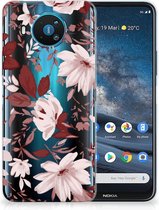 Hoesje maken Nokia 8.3 Watercolor Flowers