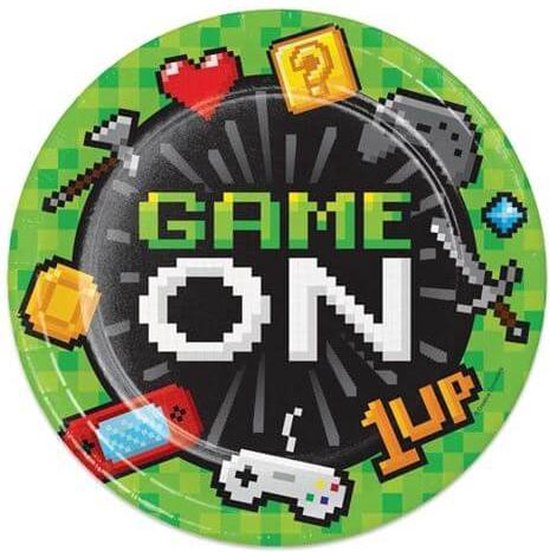 Borden Gaming Party - 8 stuks - 23 cm