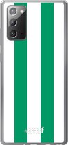 Samsung Galaxy Note 20 Hoesje Transparant TPU Case - FC Groningen #ffffff