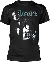 The Doors Heren Tshirt -XXL- Light Zwart