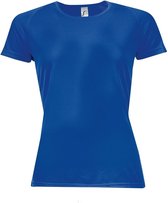 SOLS Dames/dames Sportief T-Shirt met korte mouwen (Koningsblauw)