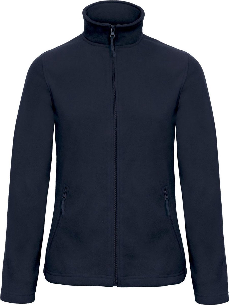 B&C Collectie Vrouwen/dames ID 501 Microfleece Jasje Marine Blauw