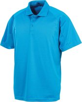 Spiro Unisex Volwassenen Impact Performance Aircool Polo Shirt (Oceaan Blauw)
