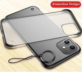 geschikt voor Apple iPhone 12 / 12 Pro - 6.1 inch slim case met bumpers - zwart