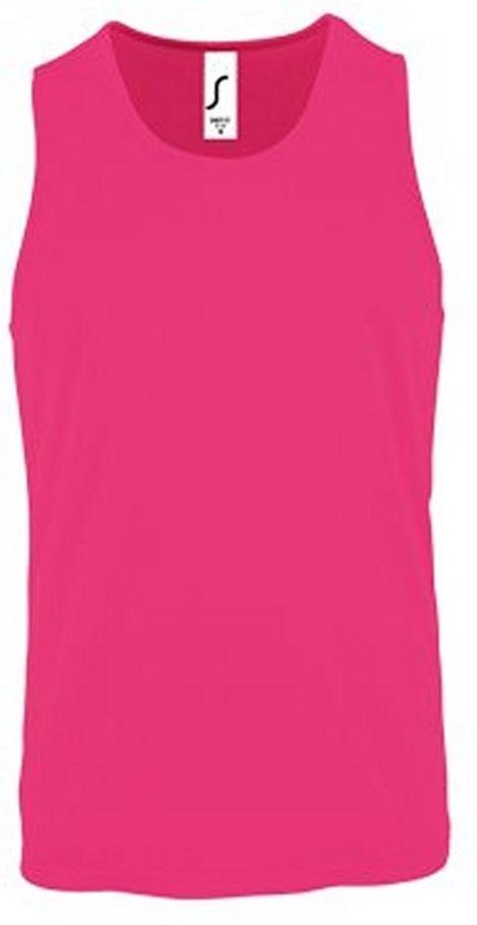 SOLS Heren Sportieve Performance Tank Top (Neonroze)