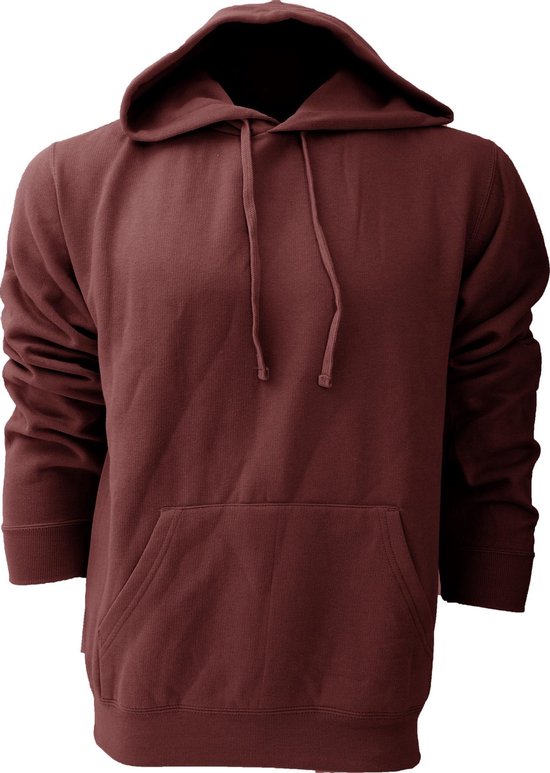 Foto: Russell kleuren heren hooded sweatshirt hoodie bourgondi 