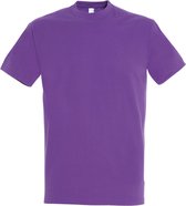 SOLS Heren Keizerlijke Zwaargewicht T-Shirt met korte mouwen (Lichtpaars)