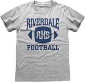 Riverdale Heren Tshirt -S- Football Grijs