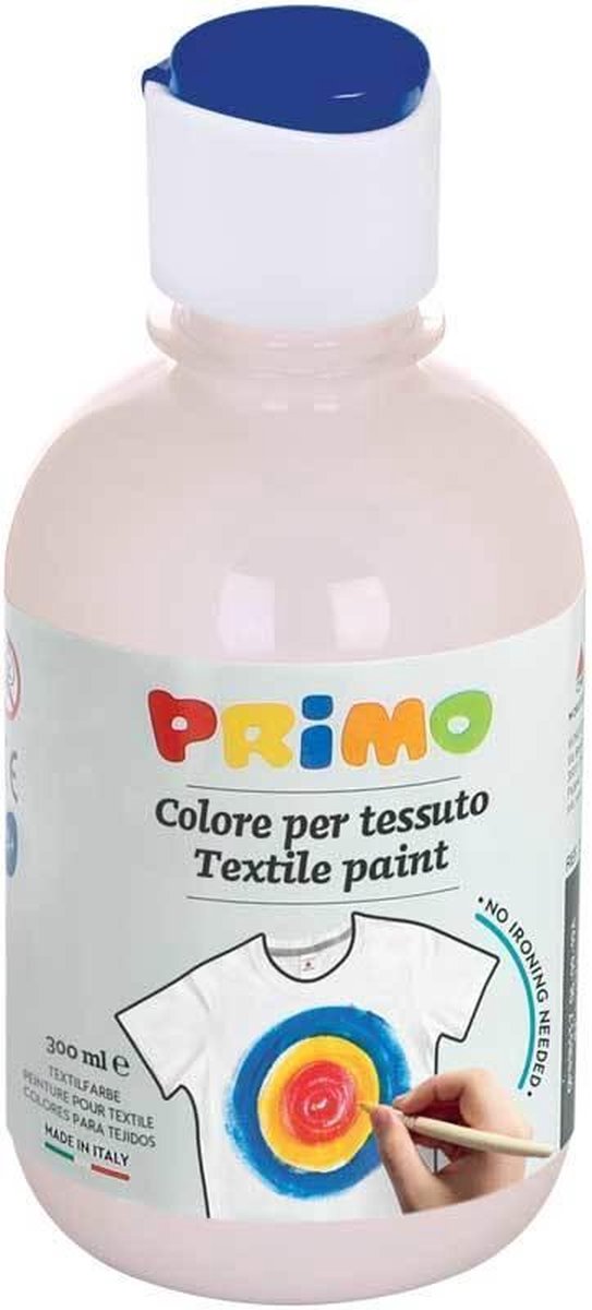 Creativ Company textielverf wit 300ml - kindvriendelijke verf voor textiel.