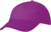 Myrtle Beach Volwassenen Unisex 5-paneel Licht gelamineerde Promo Cap (Paars)