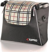 Rollator tas voor rollator Topro Troja Classic en 2G  (tartan red champagne)