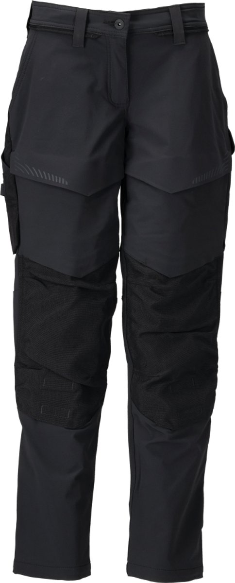 Mascot Customized Broek met kniezakken 22378-311 - Zwart - C34 - 76