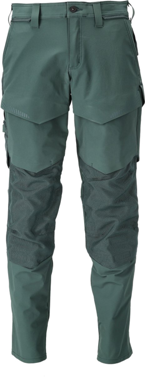 Mascot Customized Broek met kniezakken 22379-311 - Bosgroen - C56 - 90