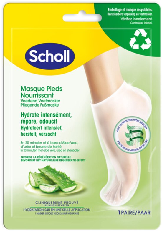 Scholl Voetmasker Expert Care Aloe Vera - 1 Paar