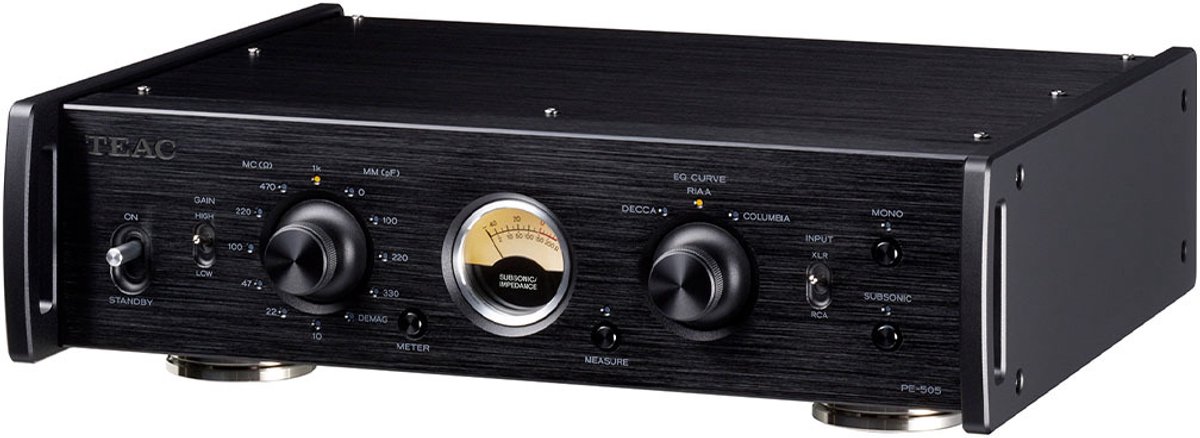 TEAC: PE-505 Phono versterker met equalizer - zwart