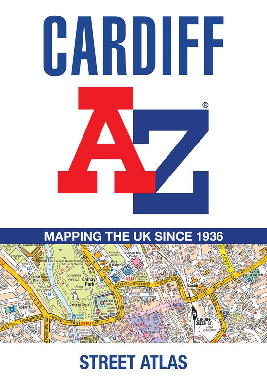 Cardiff A-Z Street Atlas - cover