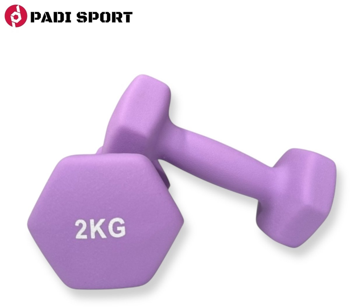 Padisport Dumbells 2 Kg - Dumbells - Gewichten - Gewichten 2 Kg - Gewichtjes - Gewichten – Dumbel