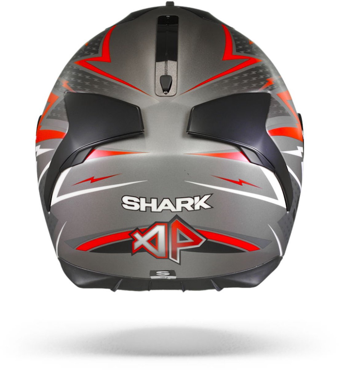 SHARK SPARTAN 1.2 ADRIAN PARASSOL Motorhelm integraalhelm Mat Antraciet Rood - Maat S – foto 5