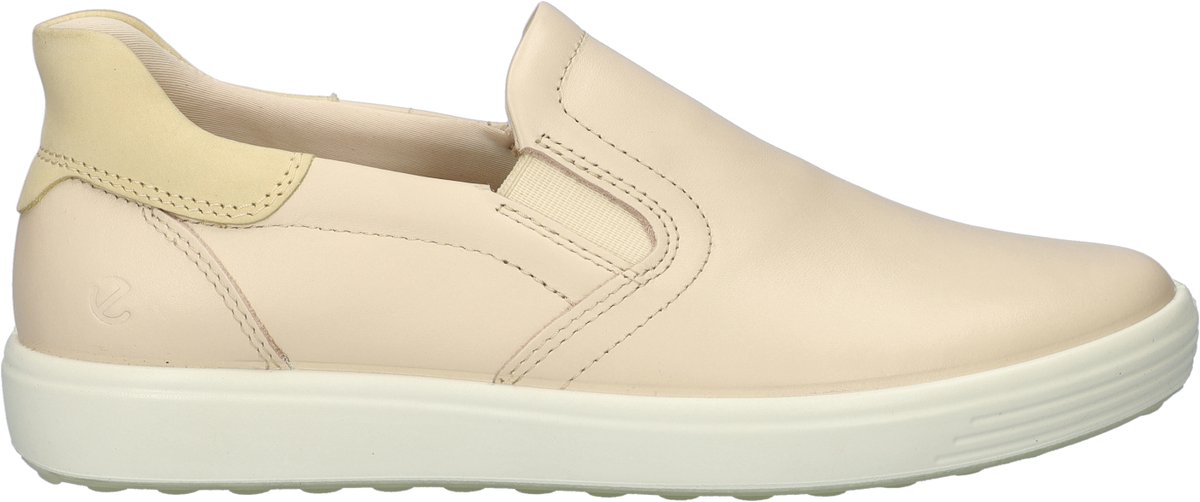 Ecco Soft 7 dames instapschoen - Beige - Maat 41