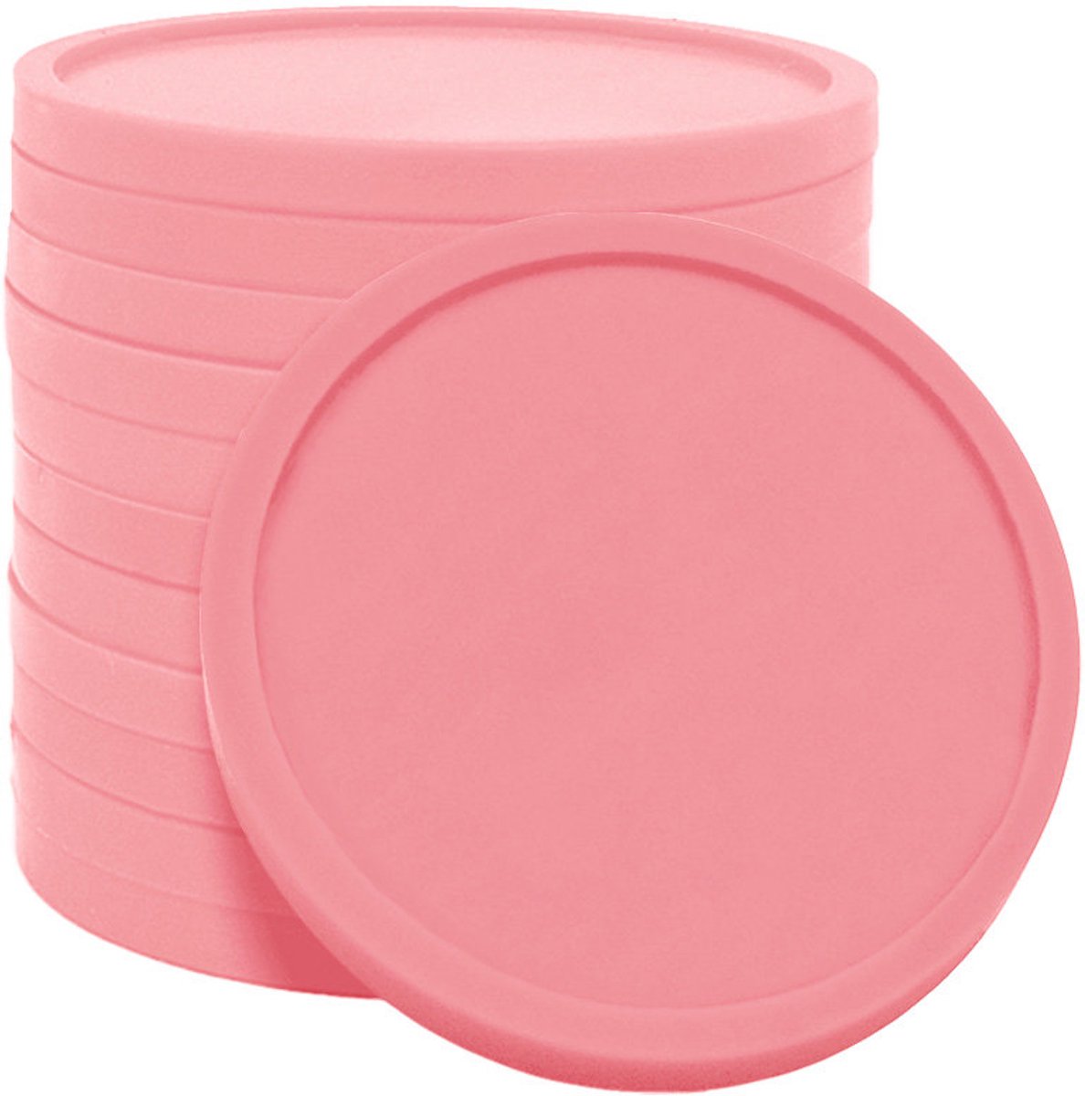 XXL Verpakking: CombiCraft Blanco munten / Consumptiemunten Baby roze - Ø29mm - 3000 stuks