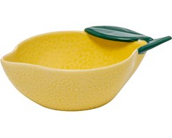 Secret de Gourmet Citroen Keramieken Schaaltjes - Set van 6 stuks - 15x10x5cm - Geel