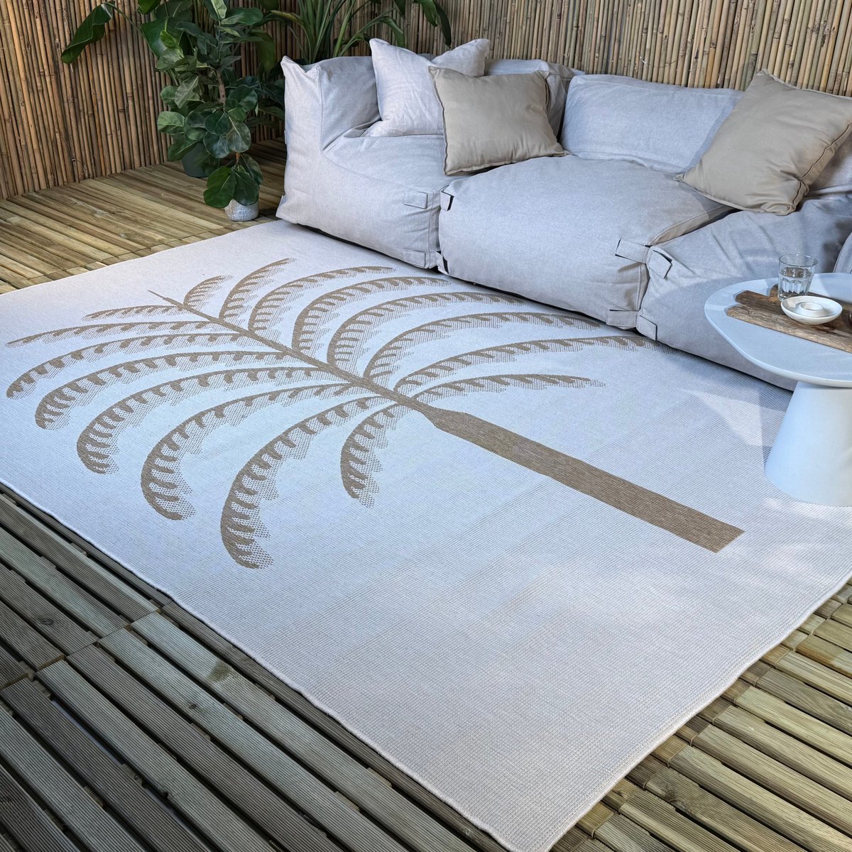 Buitenkleed Breeze jute - Interieur05 - 200 x 290 cm - (L)