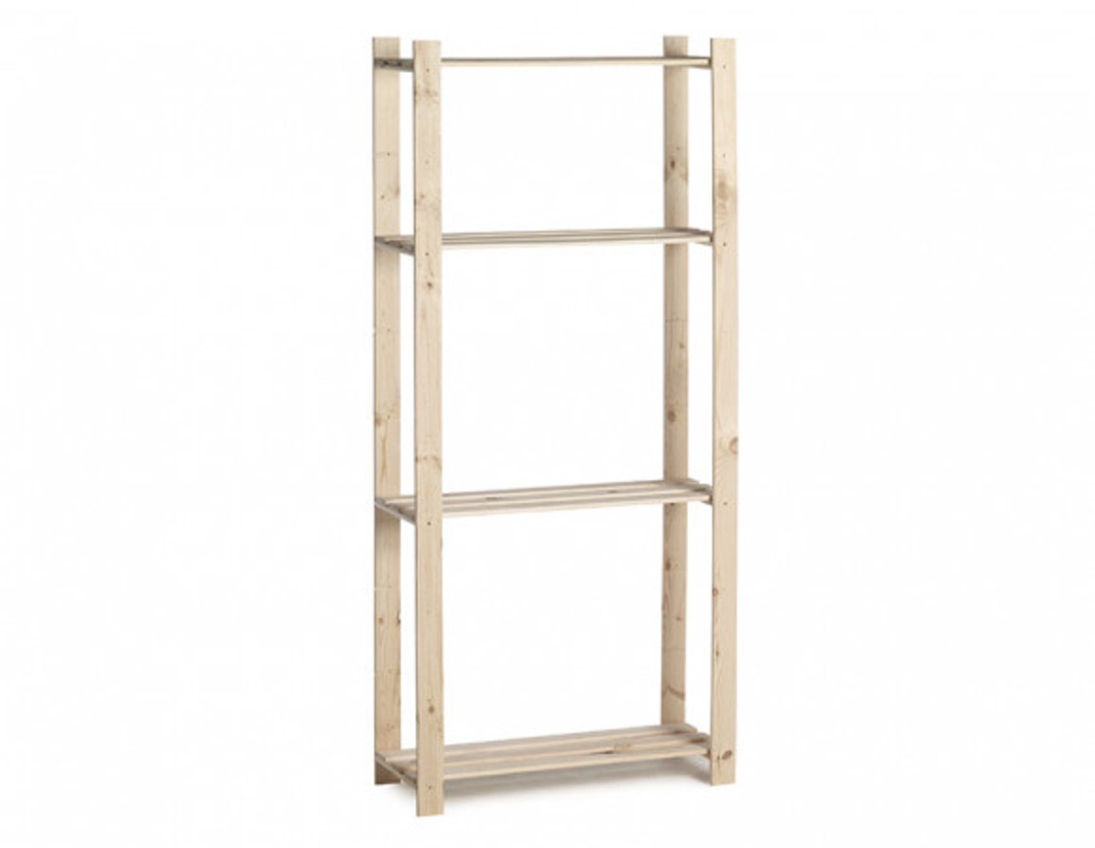 Practo Woody Rack opbergrek 170x70x28 cm hout