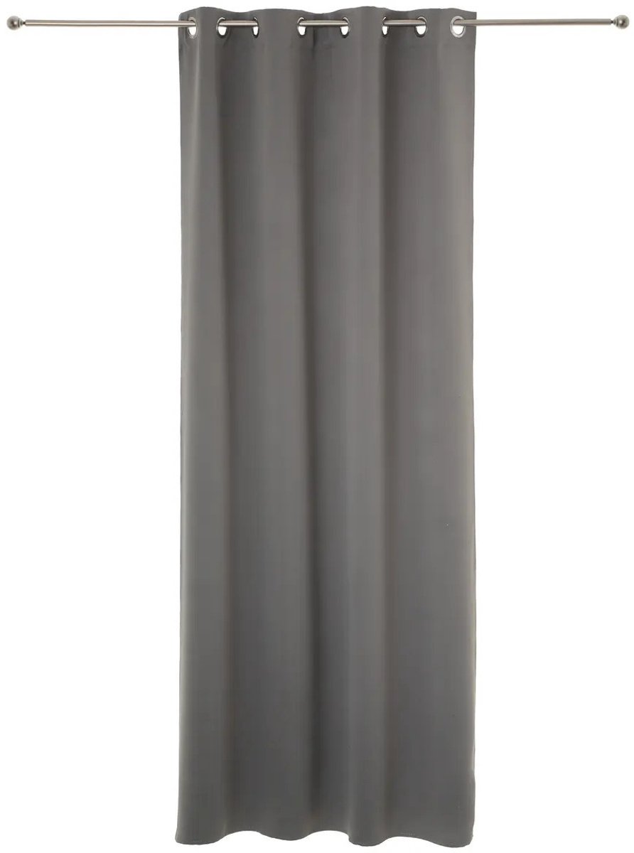 Atmosphera Gordijnen verduisterend 135 x 240 cm 2 stuks grijs