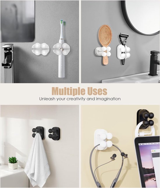 KOMUNJ 3 stuks regenlaarzen, tandenborstelhouder, siliconen tandenborstelhouder, leuk laars-design, tandenborstelhouder voor kinderen, veiligheidsscheerstandaard, multifunctionele badkameraccessoires