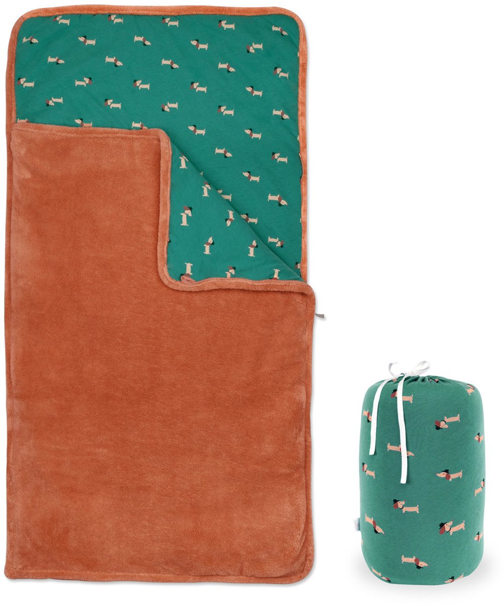 BEMINI Kinderslaapzak - Camping Bag 70x140cm - TOG 3 - Knus cocon - Noisette