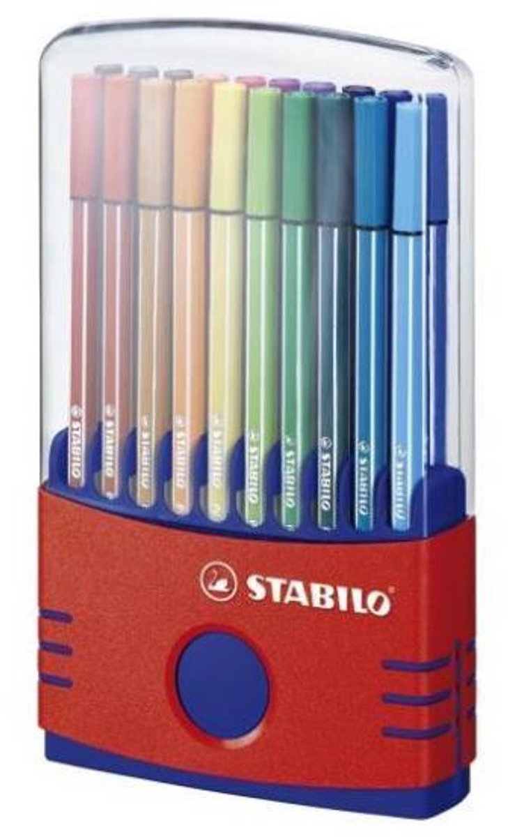 STABILO Pen 68 viltstift Meerkleurig 20 stuk(s)