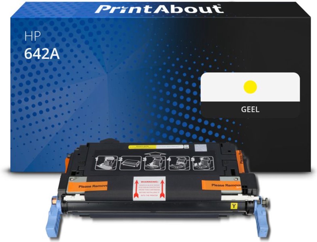 HP 642A (CB402A) toner geel Huismerk