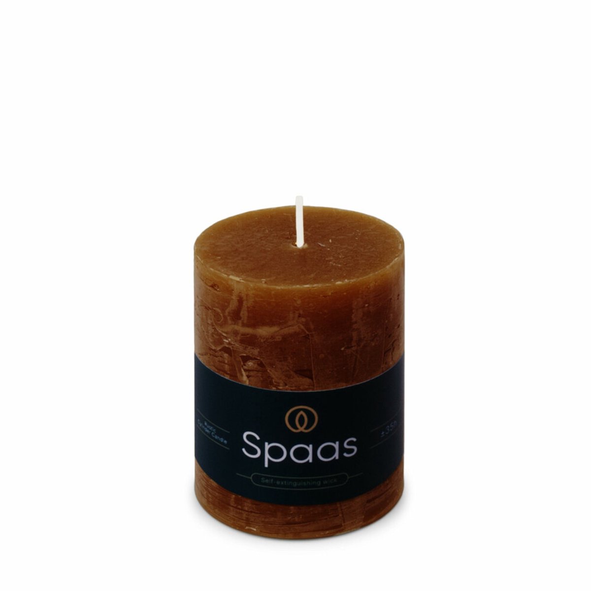 SPAAS Rustieke Pillarkaars ± 35 branduren Cognac -