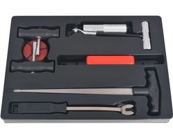 vidaXL Gereedschapsset voor voorruitverwijdering Gereedschapsset Voorruitverwijderen - Voorruit Vervangen - Auto Glas Repareren - Butyl Lijm Remover - Ruitscherm Demonteren