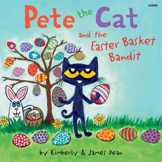 Pete the Cat and the Easter Basket Bandit - cover