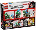Achterkant van LEGO Mario Kart Yoshi-Crosser 72031 doos, toont speelsets met Yoshi en Mario.