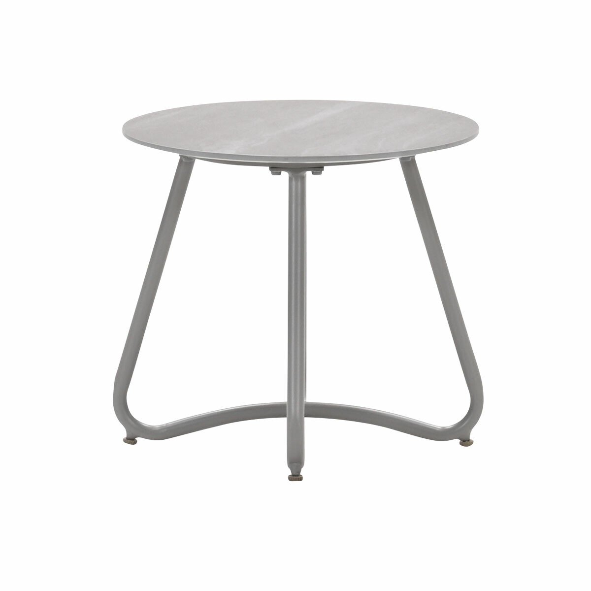 Vento bijzettafel - Ø45xH41 cm - taupe - Centostone Napoli sand