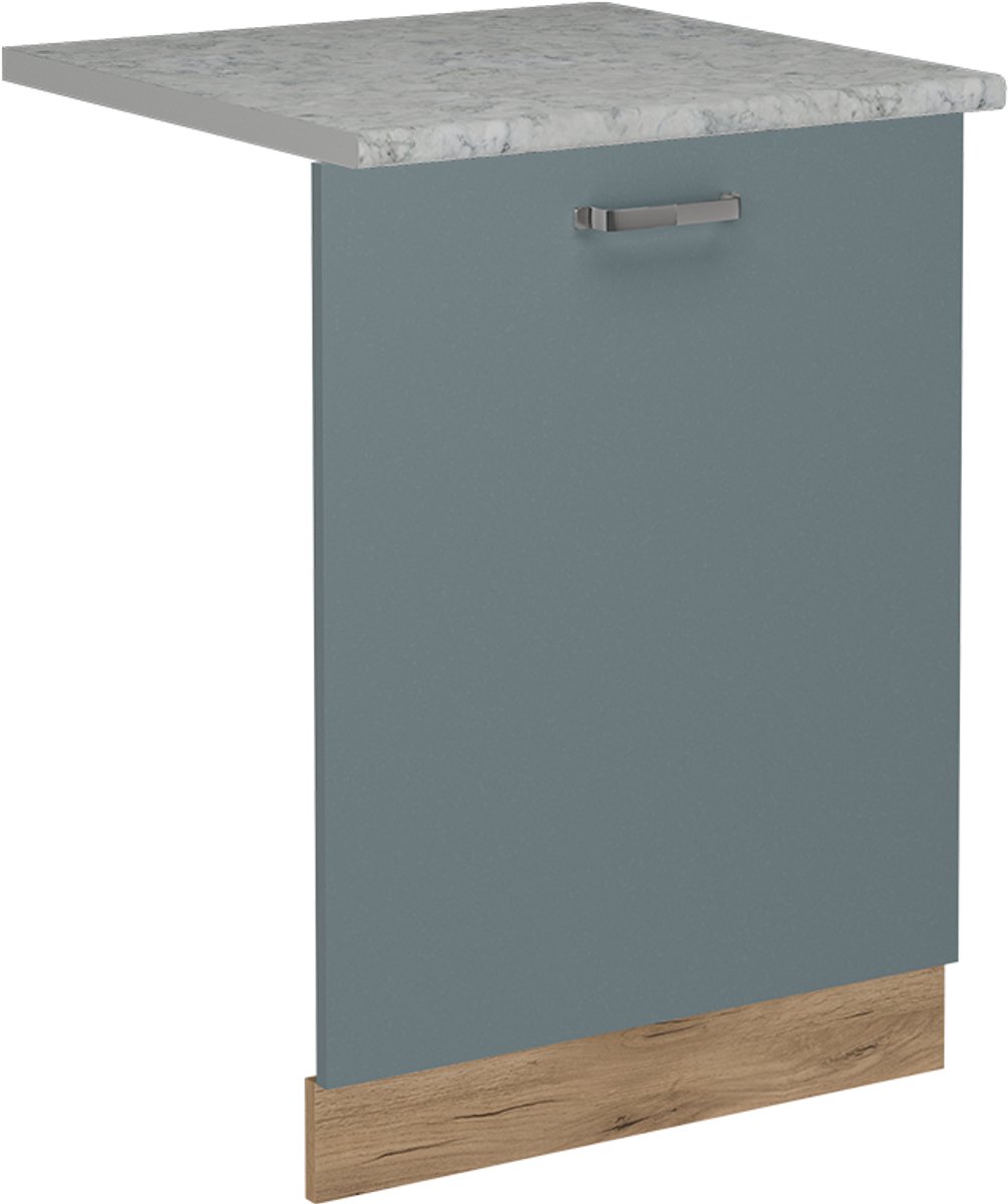 Vicco R-Line Vaatwasserfrontpaneel – 60 cm, WB Marmer Blauw-grijs