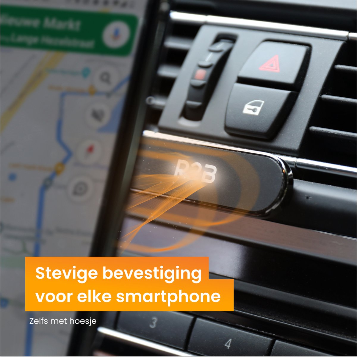 R2B Magnetische Telefoonhouder Auto - Dashboard/Console - Telefoonhouders Auto - Gsm Houder Auto - Mobiel Houder Auto - Autohouder - Telefoon Houder Magneet - Auto Telefoonhouder - Phone Holder Car – foto 5