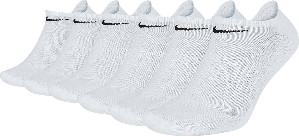 SOKKEN 6 paar Nike Everyday Cushioned No Show sokken SX7673 Wit