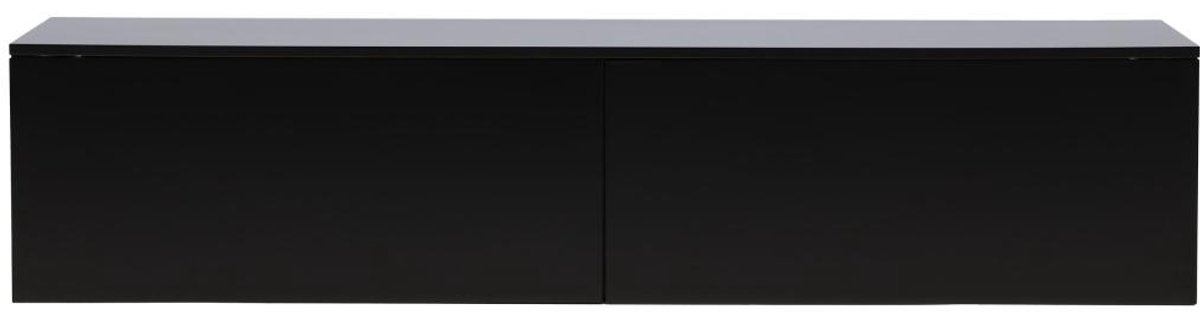 Svea - Santo zwevend TV-meubel - 160 cm - zwart