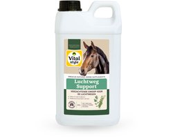 VITALstyle LuchtwegSupport - Paarden Supplement - Verzachtende Siroop Voor De Luchtwegen - Met o.a. Honing & Tijm - 2,5 L