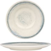 Assiette à dessert Bonna - Line Rivus - Porcelaine - 15 cm - lot de 6