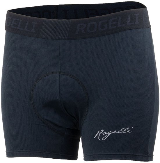 Rogelli Dames Fietsonderbroek - Fiets Ondershort Met Zeem - Zwart - Maat L