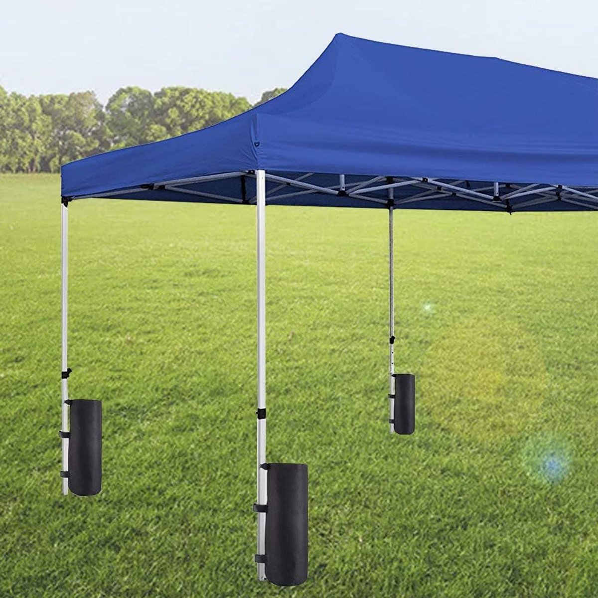Gazebo Zandtas Set - Ondersteuning voor Luifel - 4 Stuks - 600D