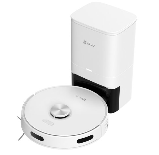 EZVIZ Robotstofzuiger en mop met clean Station - RE5 Plus - App besturing - zelf reinigend - dweilen en stofzuigen