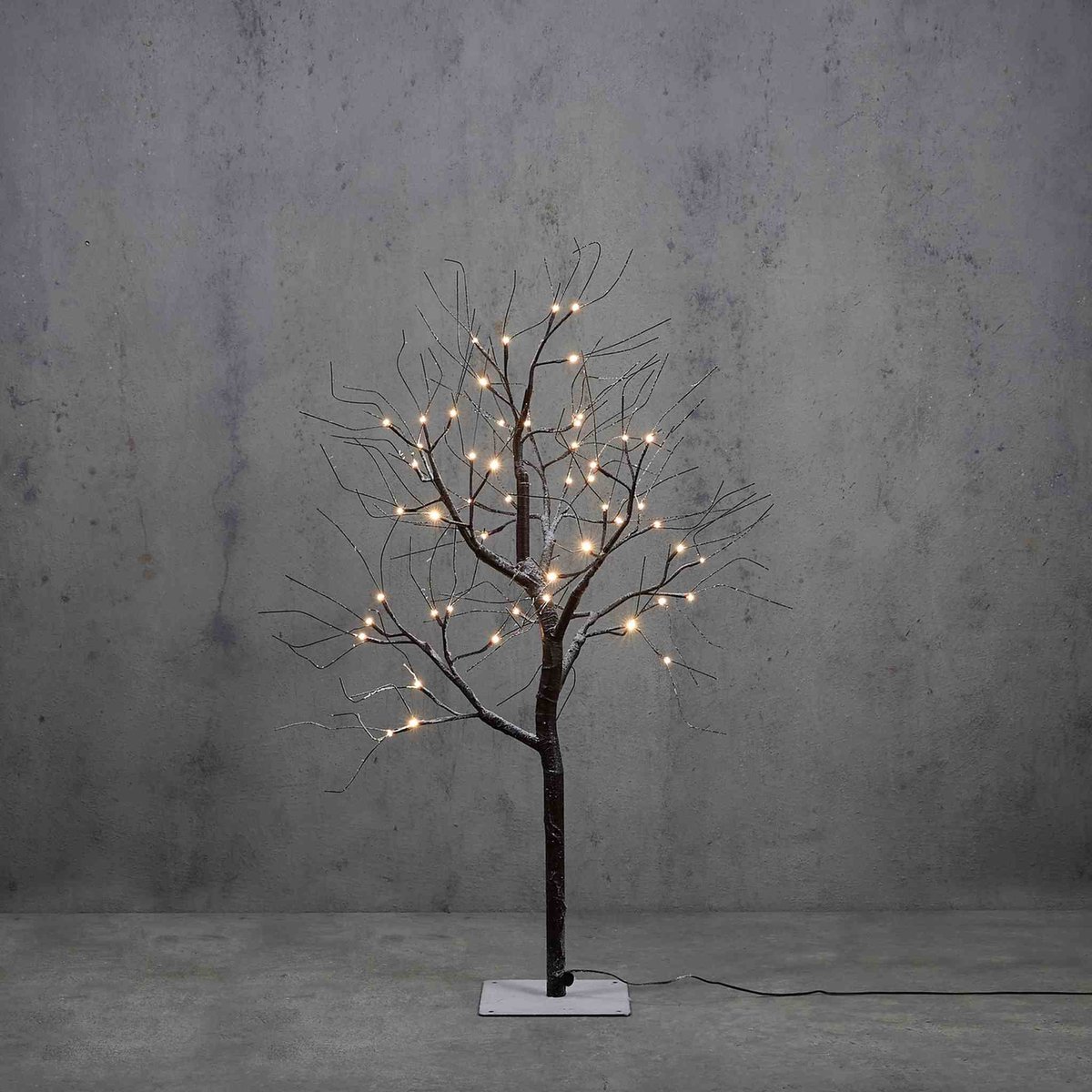 Luca Lighting Kerstverlichting Tree - 35x35x110 cm - PVC - Besneeuwd