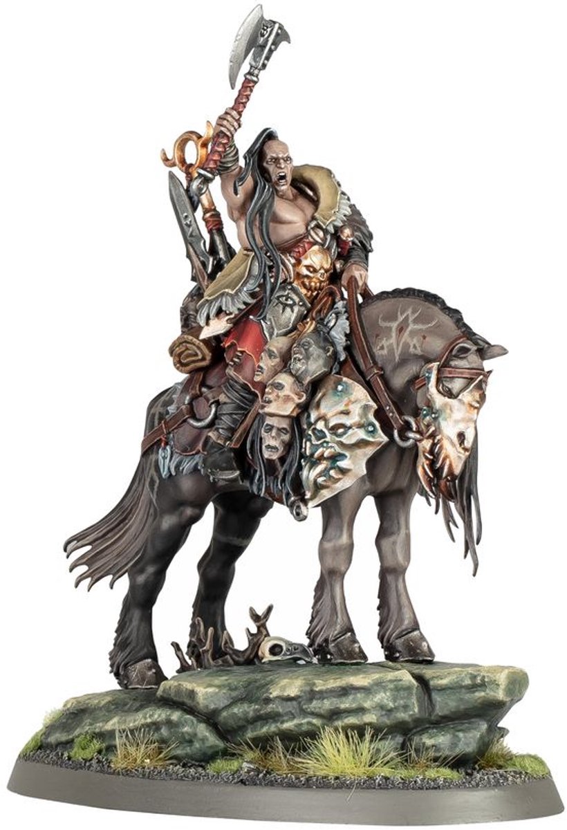 Slaves to Darkness Darkoath Chieftain on Warsteed