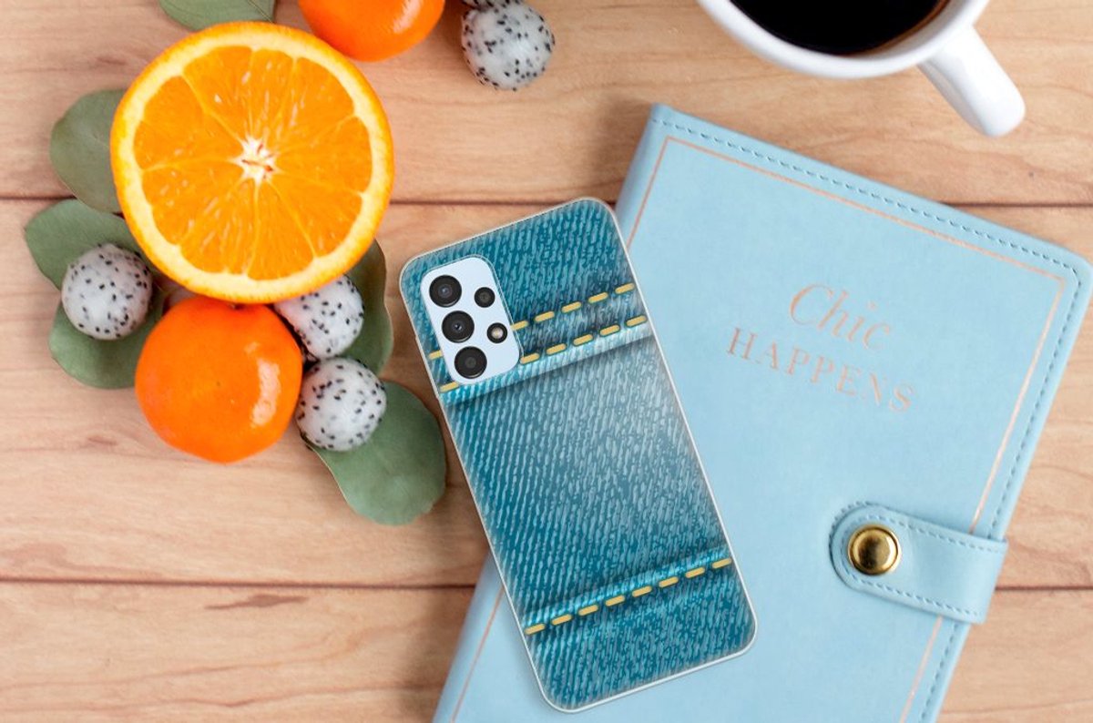 Samsung Galaxy A13 4G Silicone Back Cover Jeans