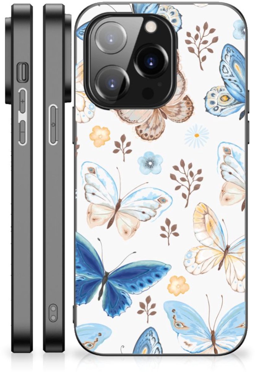 Dierenprint Telefoonhoesje voor iPhone 14 Pro Vlinder